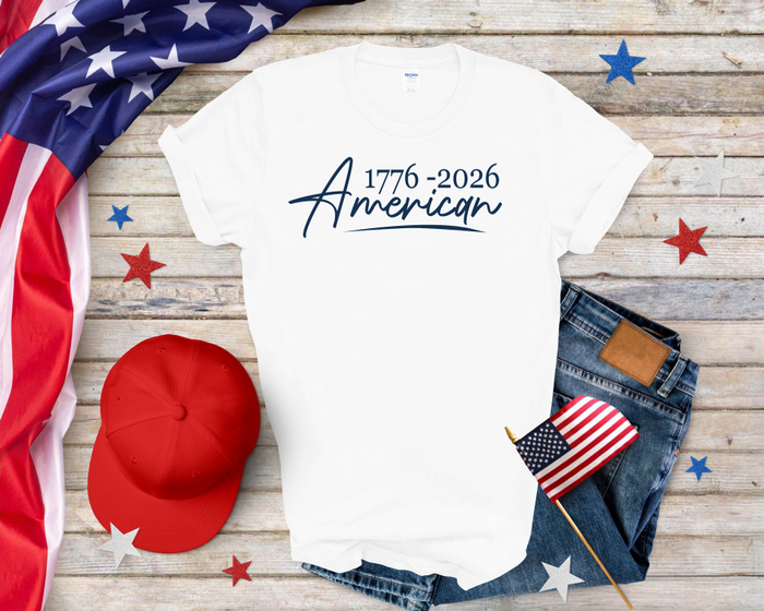 American Script Softstyle Tee Shirt