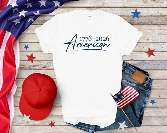 American Script Softstyle Tee Shirt