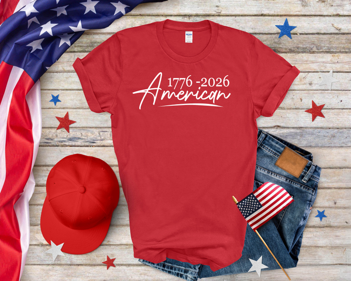 American Script Softstyle Tee Shirt